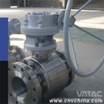 2PC Cast Steel Gear Opreated Trunnion Mounted Ball Valve (Q341X)